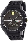 Ferrari Herren-Armbanduhr XL Aerodinamico Analog - Digital Quarz Silikon 830122