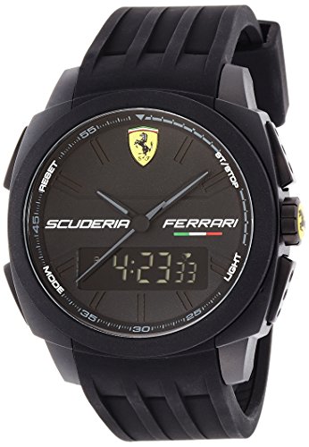 Ferrari Herren-Armbanduhr XL Aerodinamico Analog - Digital Quarz Silikon 830122 Ferrari Herren-Armbanduhr XL Aerodinamico Analog - Digital Quarz Silikon 830122