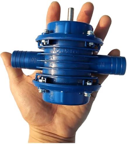 Produktbild von Ausla Mini-Wasserpumpe Für Handbohrmaschinen – Selbstansaugend, 125x107x78,6mm, Aus Technischem Kunststoff, Ohne Strom