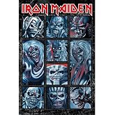 empireposter Iron Maiden - Ten Eddies - M&uuml;zik Hard Heavy Band Poster Baskı - Boyut 61x91,5 cm