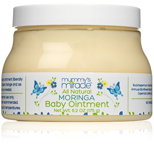 Mummy's Miracle Moringa Baby vitaminas A y D ungüento totalmente natural para piel sensible 183 ml