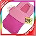 NEW BABY TRAVEL FOOTMUFF & HEAD HUGGER - PLAIN PINK