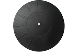 MIKIULY Turntable Mat, Tappetino per Giradischi, Tappetino per Piatto Giradischi, Siliconica Piatto per Giradischi Antistatico Antiscivolo Tappetino per Dischi per Tutti i Giradischi in Vinile LP Accessori