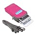 Produktbild jbTec® Gürtel-Tasche Handy-Tasche #G38 165x90x30mm Nylon Umhängetasche Herren klein - Case Clip Gürteltasche Handytasche, Farbe:Pink