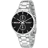 Sector No Limits Orologio Analogico Quarzo Uomo con Cinturino in Acciaio Inox R3253522004