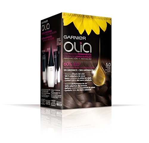 Garnier Olia Coloración Permanente, Tono 5.0 Castaño Claro - 20 cl