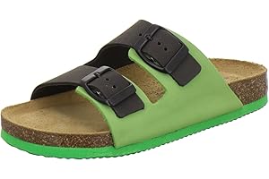 AFS-Schuhe 1100, Pantoletten Kinder aus Leder, Hausschuhe für Kindergarten & Grundschule