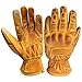 Price comparison product image Prime all season motorbike sports racing Kevlar waxed leather gloves with I touch Finger 9008 (9008-Tan, XL)