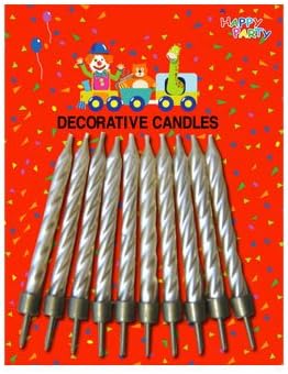 Golden Candle Bobèche-Pack of 10