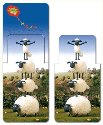Preisvergleich Produktbild Magnetisches Lesezeichen Kühlschrankmagnet - Shaun das Schaf - "Schafpyramide"