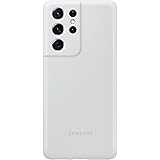 Samsung Cover in silicone per Galaxy S21 Ultra 5G (2021), Light Gray