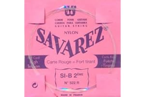 Savarez Cuerdas para Guitarra Clásica Traditional Concert 521B cuerda suelta Mi1 low, adecuado para juego 520B