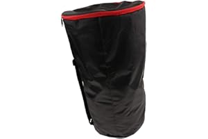 B BLESIYA La Borsa Impermeabile Di Djembe Della Borsa Di Stoccaggio Di Djembe Trasporta La Borsa Per Il Tamburo Africano - Nero, 12 pollici