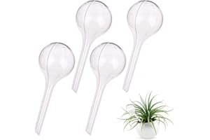 Maven Gifts Plant Watering Globe 4 Pack - plant watering devices Ø 5cm Aqua Bulbs plant feeder, Automatic self watering plant pots indoor Outdoor Plants, Holiday self watering system for plants