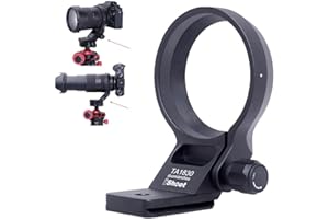 iShoot Metall-Objektiv-Stativ-Halterungsring kompatibel mit Tamron 18-300 mm f/3.5-6.3 Di III-A VC VXD B061 X/E Halterung, Halterung unten ist Arca-Swiss Fit Schnellwechselplatte Schwalbenschwanz