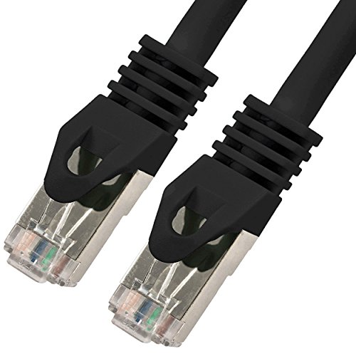 7.5M – CAT.7 Ethernet Gigabit Lan Netzwerkkabel (RJ45) | 10/100 / 1000Mbit / s – Für das Streaming | SUHD Tv | IPTV | Desktop-PC | Servers | Laptops | Netzwerkdrucker – Halogen frei / 10 Gbs / Qualität | kompatibel zu CAT.5 / CAT.5e / CAT.6 | Switch/Router/Modem/Patchpannel/Access Point/Patchfelder | - 4