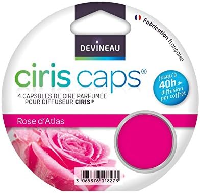Devineau 1601827 Ciris Caps 4 Pink Wax Diffuser Caps Atlas