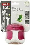 OXO Tot Flip Top Snack Cup (Raspberry)