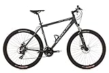 KS Cycling MTB Hardtail GTZ 3850 - Bicicleta de montaña, color antracita, ruedas 27,5', cuadro 51 cm