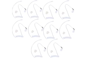 Lsgoodcare Lot de 10 Tubes acoustiques de Rechange avec écouteurs compatibles avec Motorola Kenwood Icom Yaesu Radio bidirectionnelle FBI