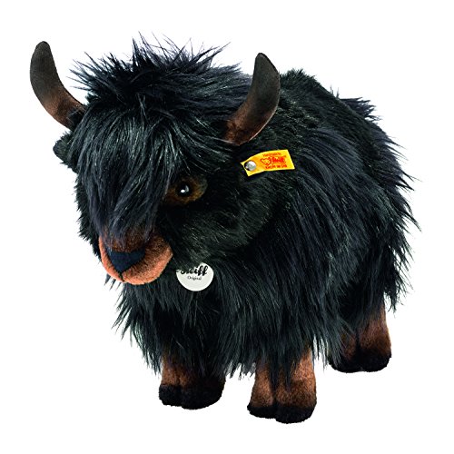 Steiff 64852 - Jackie Yak 35 stehend, Traditioneller Plüsch, schwarz