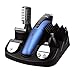 Pritech 6-in-1 Grooming Kit for Men Full Sized Trimmer, Nose Trimmer, Beard Trimmer, Shaver (Blue)