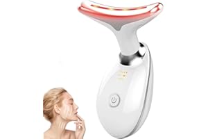 LEGENDTECH Massaggiatore, scultura facciale a 7 LED, massaggiatore elettrico, strumento per la rimozione delle rughe rassodante per viso e collo, strumento per scolpire il viso, strumento per donne e ragazze