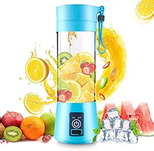 Amraz 6 Blades Portable Fruit Juicer Blender Electric Vegetables Fruit Mixer For Home Easy to Use USB