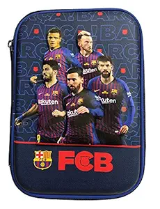Mist Mistazzo  Premium Pencil Boxes FCB Manchester Chelsea Football Club 3D EVA Material Hardtop Pencil Pouches for Girls and Boys ( Color: Navy Blue)