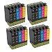 Produktbild Colorstar 20Pack Druckerpatrone magenta kompatibel für Epson T1291 T1292 T1293 T1294 für Epson Stylus Office BX 305 F SX 230 235 W 525 WD WorkForce 630 (Schwarz,Cyan, Magenta,Gelb)