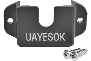 UAYESOK Supports pour Talkie-walkie 3 en 1 pour Voiture, Radio& Haut-Parleur& Micro pour Radio Mobile, avec Dos Adhésif 3M, pour Baofeng, Kenwood, Motorola, Quansheng (Noir, 1 pcs)