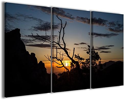 Raffaele de conciliis Sunset Basilicata Quadro Modern, Canvas/Wood, multicoloured, 120 x 90 cm