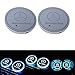 Produktbild Lispeed 2pcs LED Auto Cup Halter Matte Pad Wasserdicht Flasche Getränke Untersetzer für Universal Auto zur Autodekoration Stimmungslicht Innenraumbeleuchtung wasserdicht