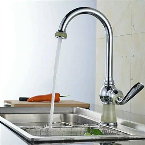 Natural jade dishes pot faucet hot and cold kitchen European jade faucet basin basin faucet