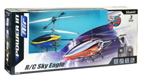 Silverlit Sky Eagle 3-Channel Radio Control Gyro Helicopter (Assorted Colours)