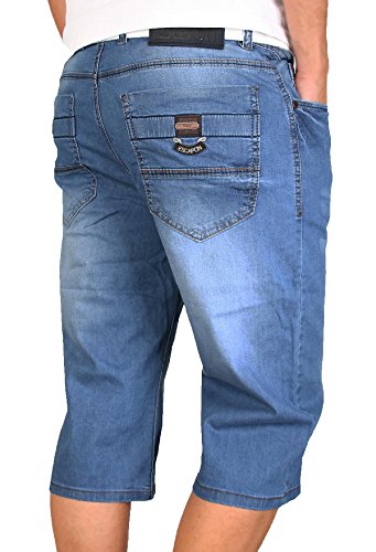 Herren Shorts Kurzehose Bermudashorts Herrenhose Sommer Bermuda W29-36 Blau RC-1030 Blau