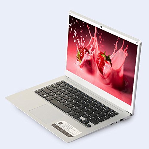 INTEL ATOM Quad-Core Laptop 14   Screen Display 1366 768pixel 4G 64G Windows10  Silver 