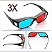 Produktbild Direct-3D-Brille - 3D Vision Ultimate 3D-Brille - passt über eine Brille[Gruppe] 3D rote und blaue Brille 3 Stücken