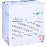 MULLKOMPRESSEN 7,5x7,5 cm steril 8fach 50 St Kompressen