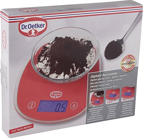 Dr Oetker Digitale Backwaage Edelstahl 22cm Hoher Bedienkomfort Durch Sensortasten Groes Und Gut Lesbares Display Przise Einteilung In 1g Schritten Farbe Silber Menge 1 Stck Dr Oetker Digitale Backwaage Edelstahl 22cm Hoher Bedienkomfort Durch Sensortasten Groes Und Gut Lesbares Display Przise Einteilung In 1g Schritten Farbe Silber Menge 1 Stck