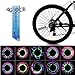 Produktbild KOBWA Fahrrad Speichen Licht LED Programmierbar Fahrradlicht mit 32 LEDs Patterns