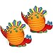 Produktbild com-four® 2X Kinder Laterne aus Papier im Dino Design, Dinosaurier Lampion für Kinder, 40 x 31,5 cm (02 Stück - Dino)