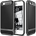 Produktbild Caseology iPhone SE Hülle, [Serie Wavelength] Military-Grade-Schutz mit sicherem Halt und schlank Form [Schwarz - Black] für Apple iPhone SE (2016) & iPhone 5S/5 (2013)