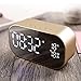 Produktbild Digitalwecker 4 Farben Bluetooth-Lautsprecher Wecker UKW-Radio Stereo-Dual Funkgeräte LED-Display Spiegel Spieluhr Subwoofer Portable Audio