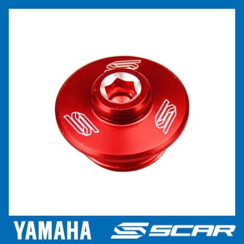 OIL FILLER PLUG YAMAHA YZ YZF YZ-F WR WRF KLX 85 125 250 450 YZ250F RED SCAR