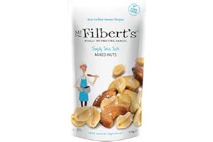 GENERICO Mr. Filbert's | Arachidi Tostate | Mandorle e Anacardi Sale Marino - 110 Gr | Arachidi Salate | Snack Salato