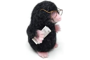 The Crafty Kit Company Mister Mole DIY Needle Felting Craft Kit for Beginners Kids and Adults - Made in The UK