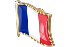 Ayrsjcl 1pc Repubblica Francese Bandiera Pin Badge Metal Bavero Pin Spilla Francia di Bandiera Badge Accessorio Novelty National Novelty