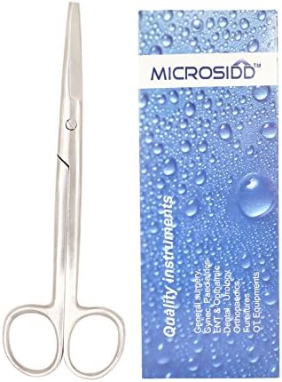 Microsidd Surgical Dressing Scissor 8 Inches (sharp & blunt blade)