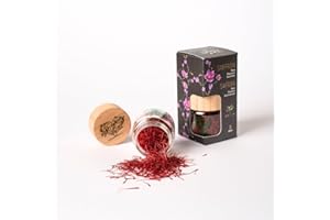 EUPHERBIA Saffron, Grade A+ All Red Saffron Threads, Pure, Premium, Aromatic, 100% Natural, Hand Harvested, “Red Gold” Spice for Culinary Delights, Kosher Certified (3 Gram)